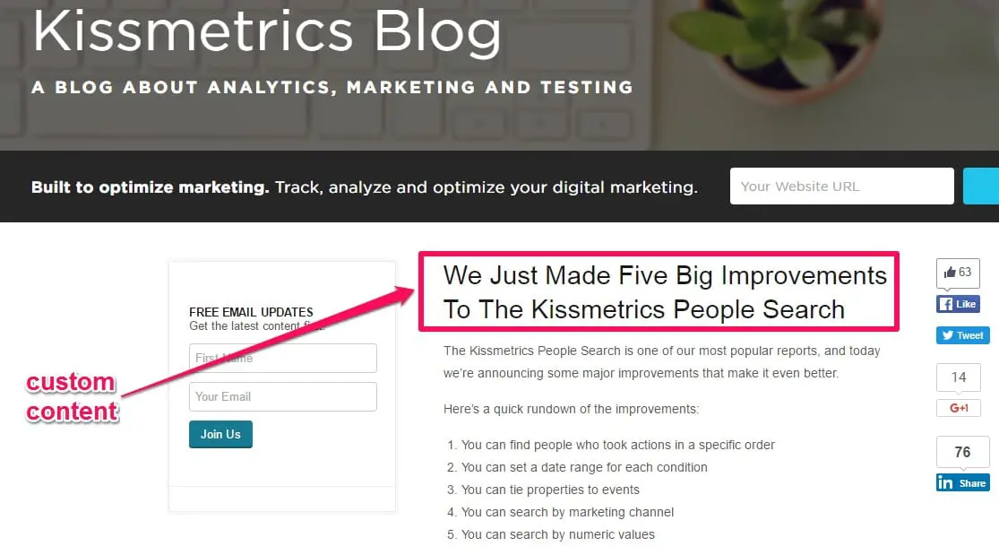 Kissmetrics