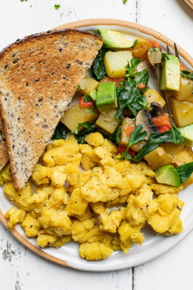 chickpea scramble square featured photo