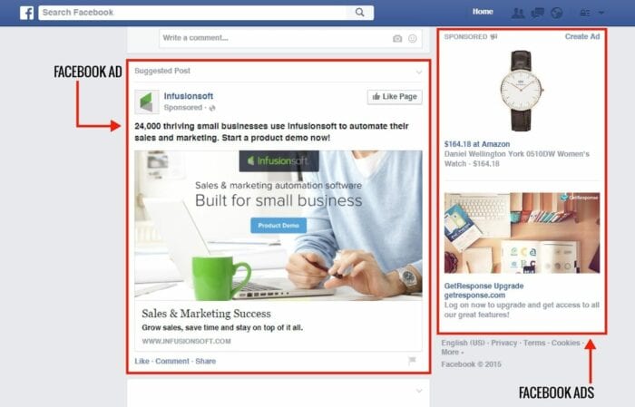 Facebook Advertsing