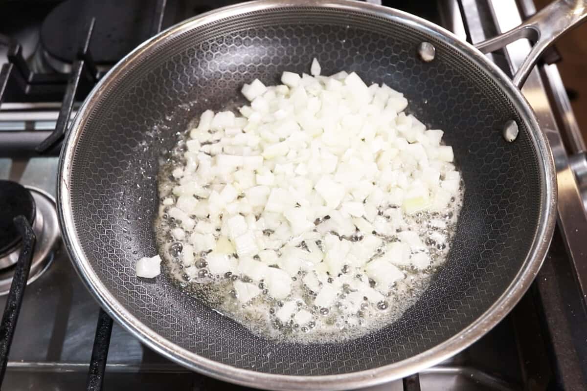 cooking onions in dairy-free butter